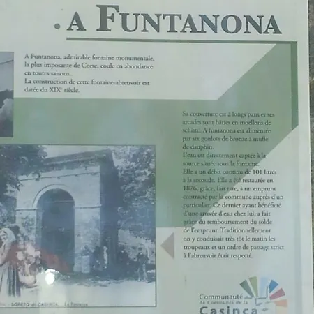 La Fontaine Corse Hébergement de vacances